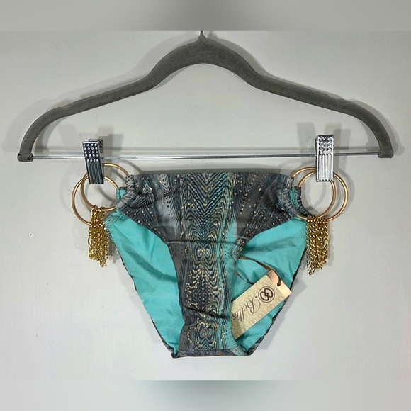 NEW BELLISSIMA MONTE CARLO RING HALTER TWO PIECE BIKINI. - Picture 6 of 8